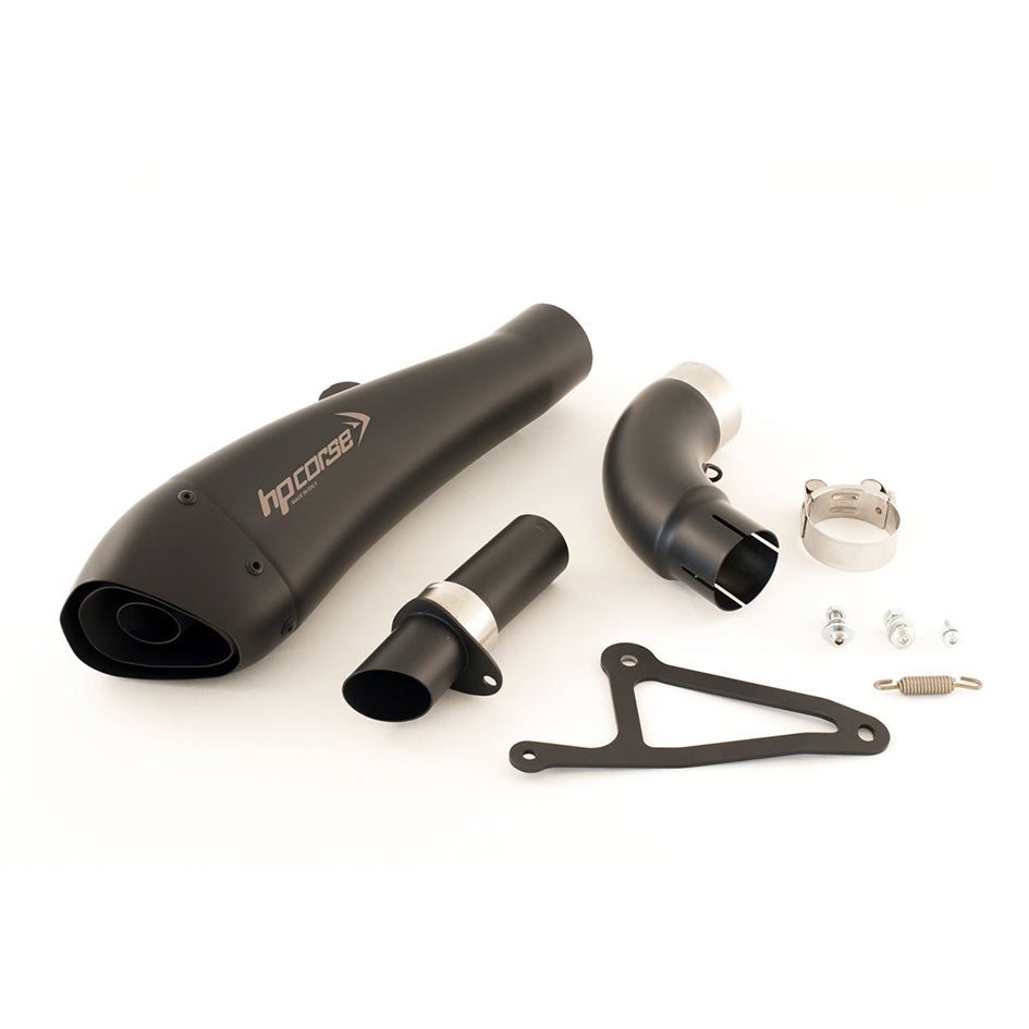 HP Corse Hydroform Satin Stainless Steel Slip-On Kit (Road Legal) – Honda CB1000R 2008–2017
