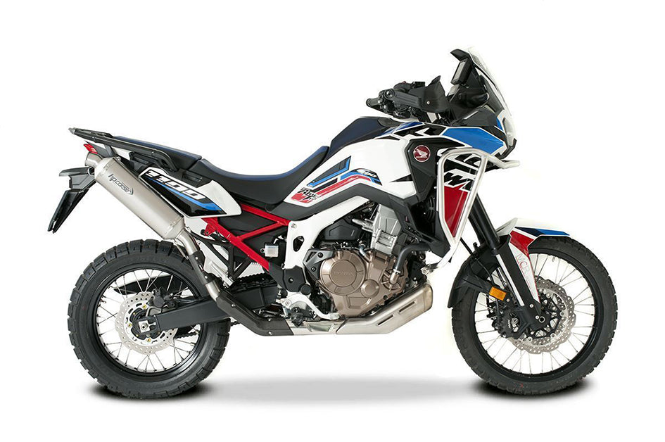 HP Corse SP-2 Short High Level Titanium Slip-On Kit (Road Legal) – Honda CRF1100L Africa Twin / Adventure Sport 2020–2026