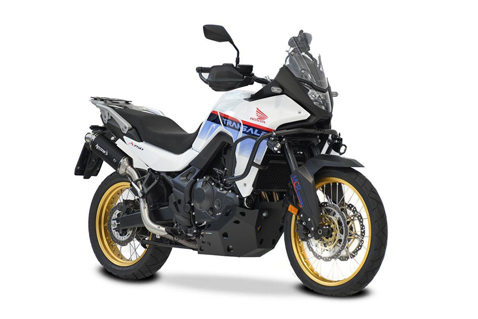 HP Corse SP-2 Short High Level Black Coated Titanium Slip-On Kit (Road Legal) – Honda XL750 Transalp 2023–2026