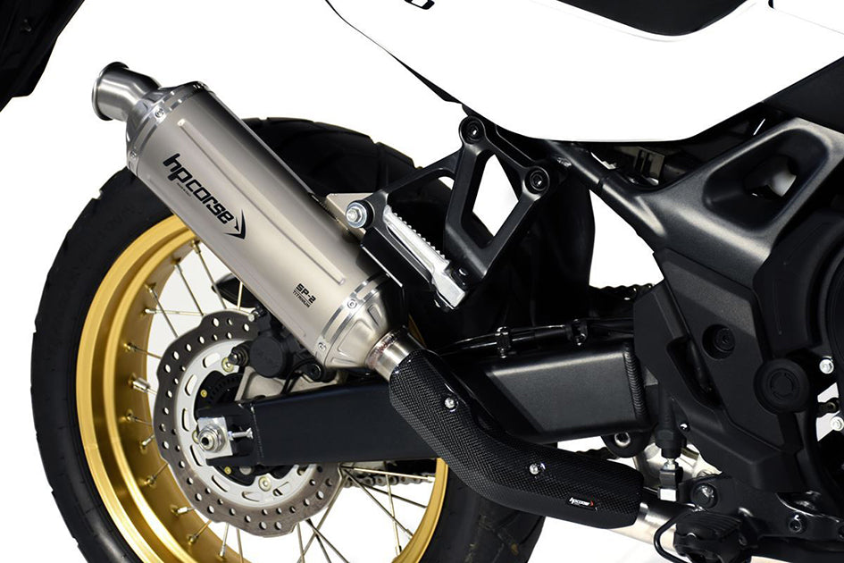 HP Corse SP-2 Short Titanium Slip-On Kit (Road Legal) – Honda XL750 Transalp 2023–2026