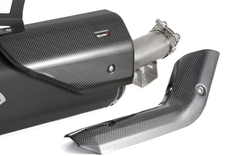 HP Corse SPS Carbon Black Coated Stainless Steel Slip-On Kit (Road Legal) – Honda CRF1100L Africa Twin / Adventure Sport 2020–2026