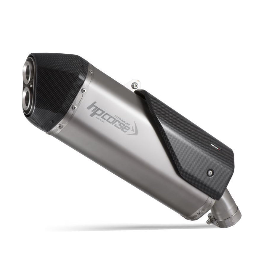 HP Corse SPS Carbon RR Titanium Slip-On Kit (Road Legal) – KTM 1390 Super Adventure R / S / Evo 2025–2026