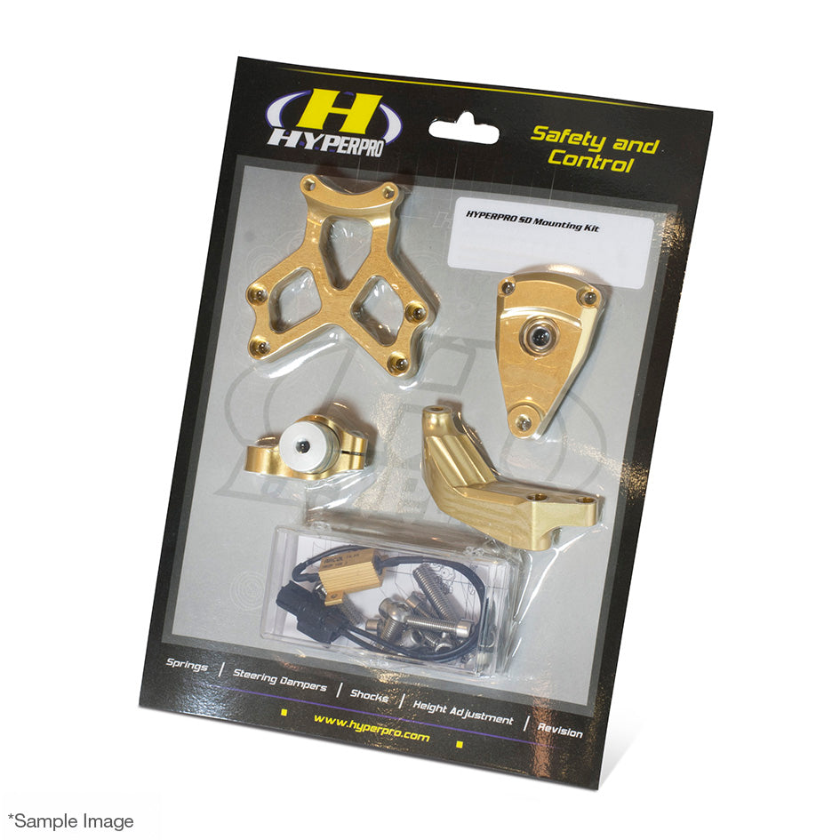 Hyperpro Steering Damper Mounting Kit, Gold, other colours available - Top / Tank (916 Style) – Yamaha MT-09 2013–2020