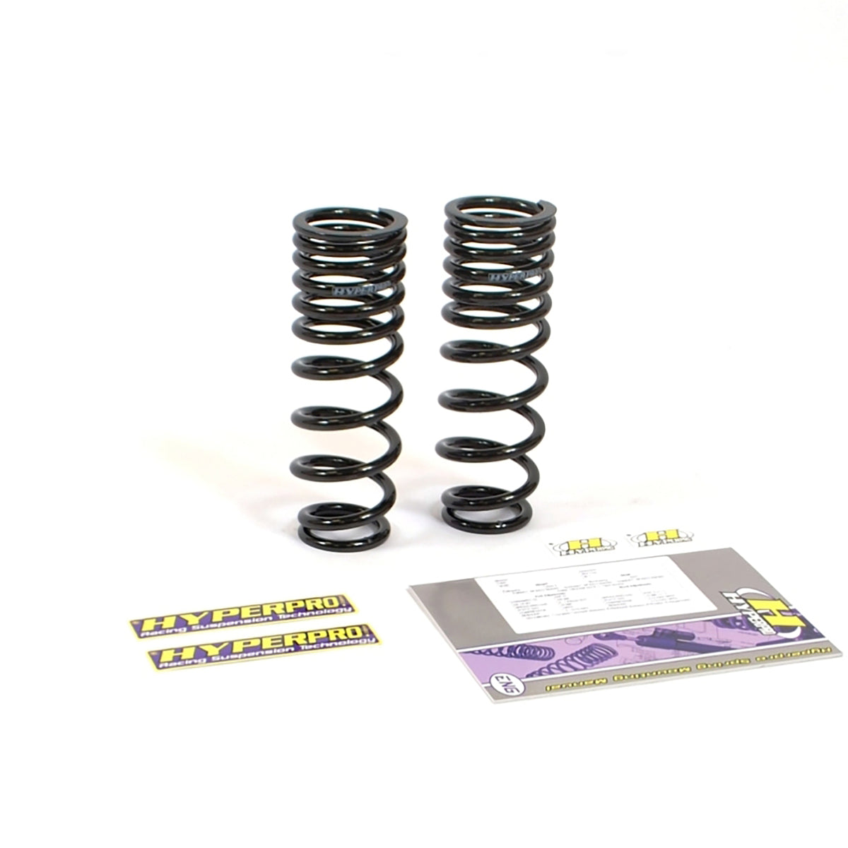 Hyperpro Shock Spring Kit, Black, available in Purple or Black – Harley-Davidson XL883L Low 2005–2009