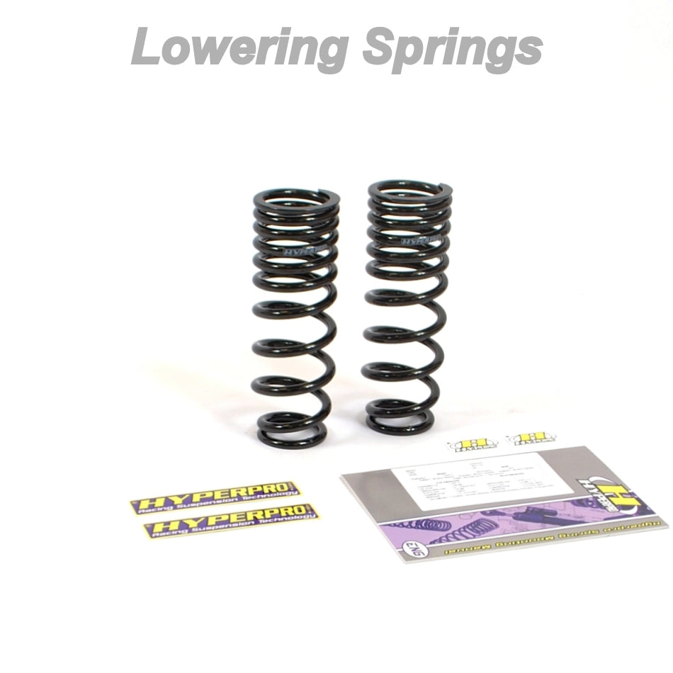 Hyperpro 25mm Lowering Shock Spring Kit, Black, available in Purple or Black - (Kaifa Models)