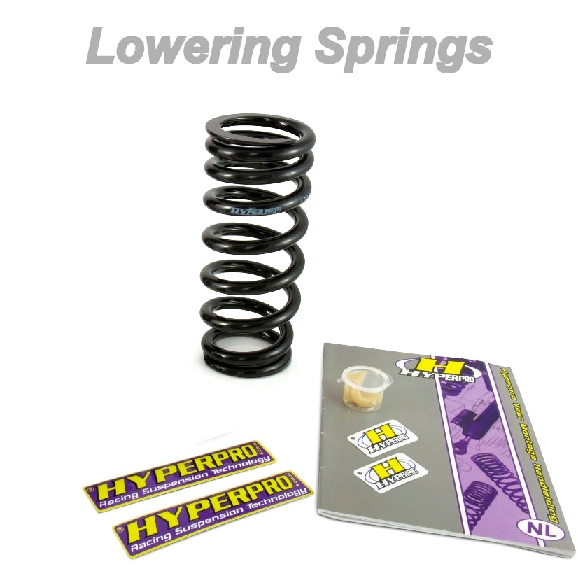 Hyperpro 25mm Lowering Shock Spring Kit, Black, available in Purple or Black – Triumph Daytona 675 2006–2012