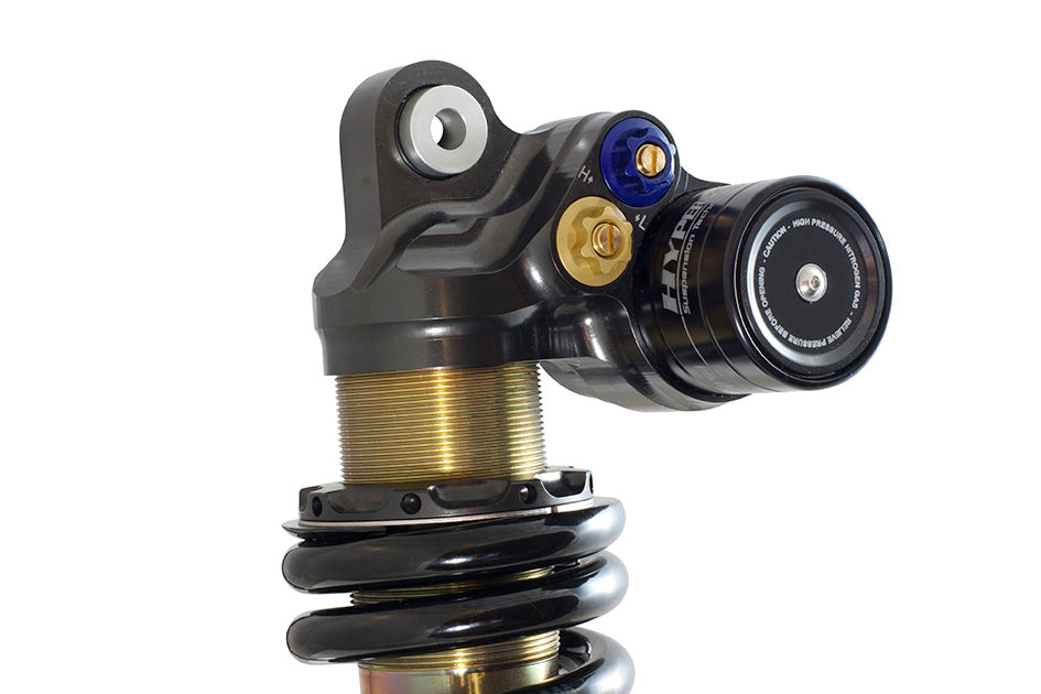 Hyperpro Fully Adjustable Shock (Fixed Reservoir) - High & Low Speed Compression - Bespoke Order To Riders Own Specification – Kawasaki Z400 2019–2024 / Kawasaki Z500 2024–2026