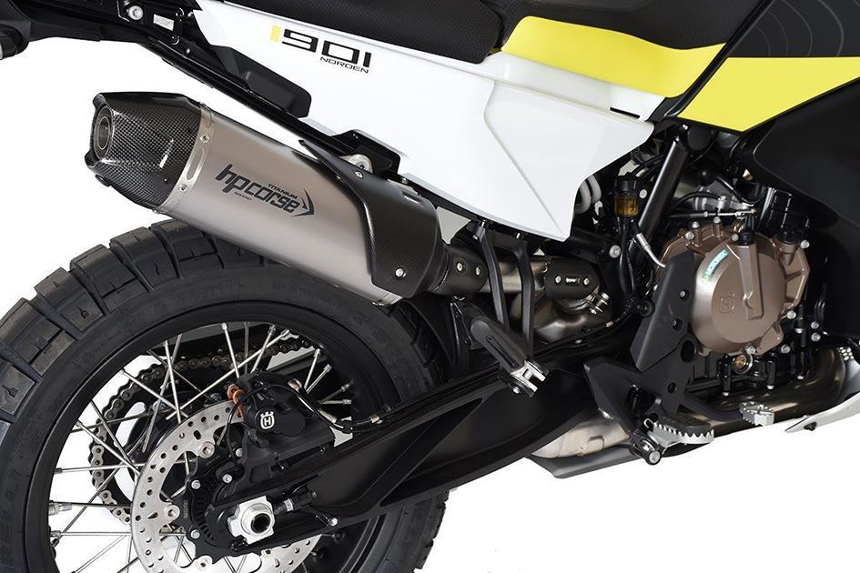 HP Corse SP-1 Carbon Short Titanium Slip-On Kit (Road Legal) – Husqvarna Norden 901 2022–2026