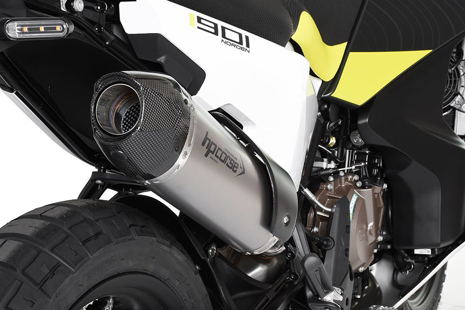 HP Corse SP-1 Carbon Short Titanium Slip-On Kit (Road Legal) – Husqvarna Norden 901 2022–2026