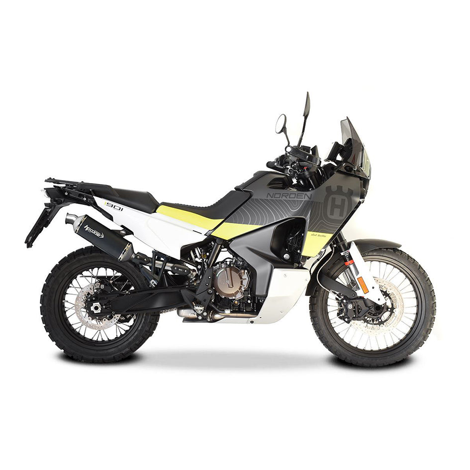 HP Corse SP-2 Short Black Coated Titanium Slip-On Kit (Road Legal) – Husqvarna Norden 901 2022–2026