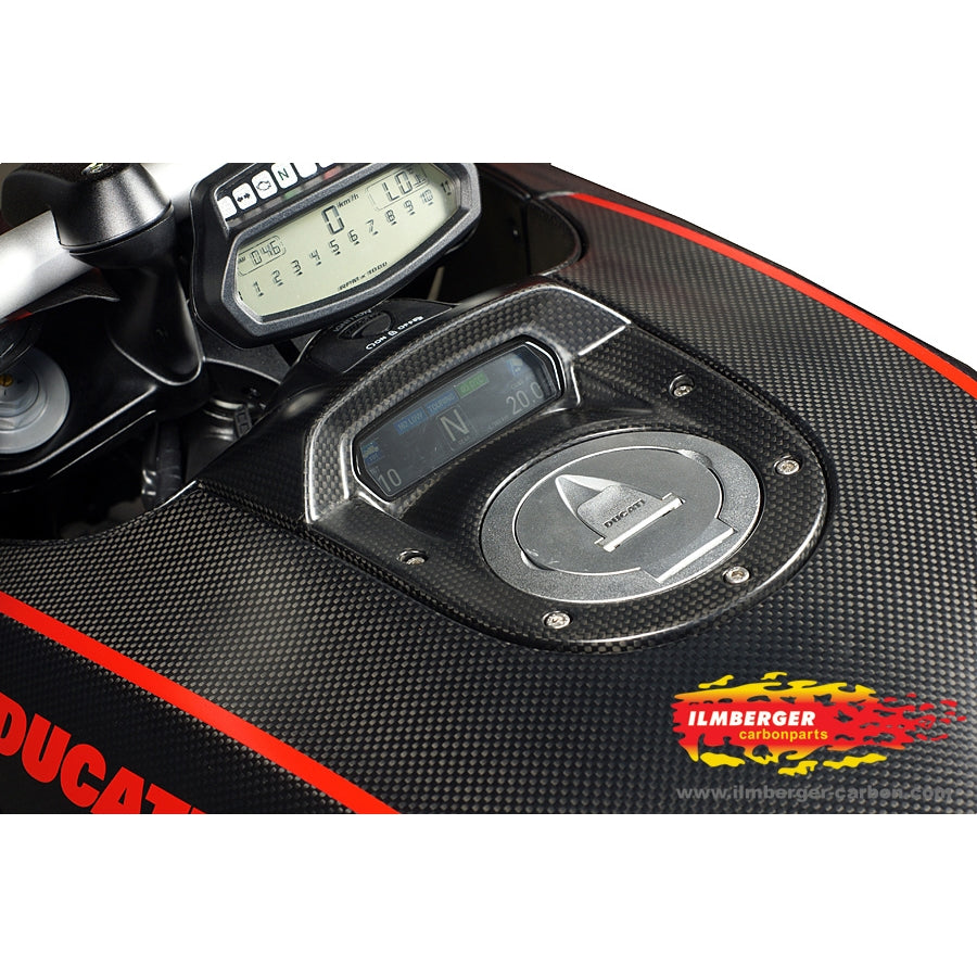 Ilmberger Carbon Instrument Cover at the tank - (Matt Finish)