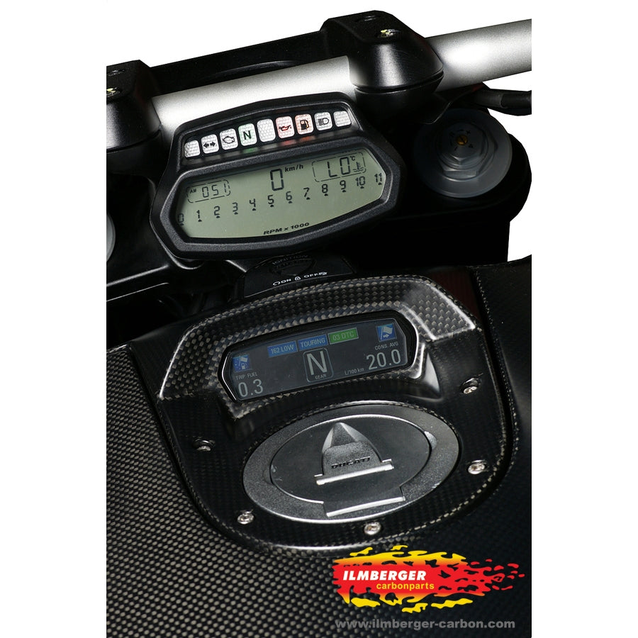 Ilmberger Carbon Instrument Cover at the tank - (Matt Finish)