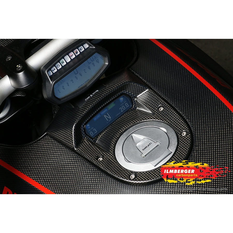 Ilmberger Carbon Instrument Cover at the tank - (Matt Finish)