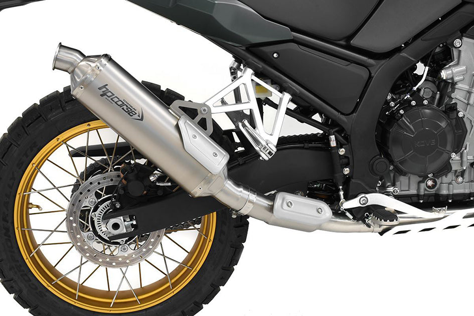 HP Corse SP-1 Evo Titanium Slip-On Kit (Road Legal) – Kove 800 X 2024–2025 / Kove 800 X Pro / Rally / Touring 2024–2026