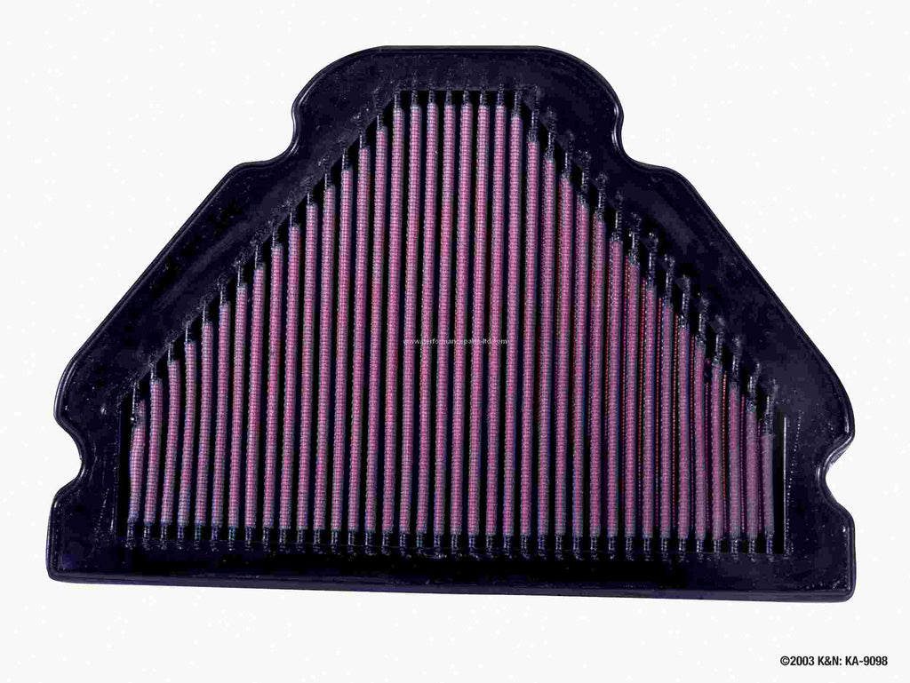 K&N Performance Air Filter – Kawasaki ZX-9R Ninja 1998–1999 / Kawasaki ZX-9R Ninja 2000–2001 / …
