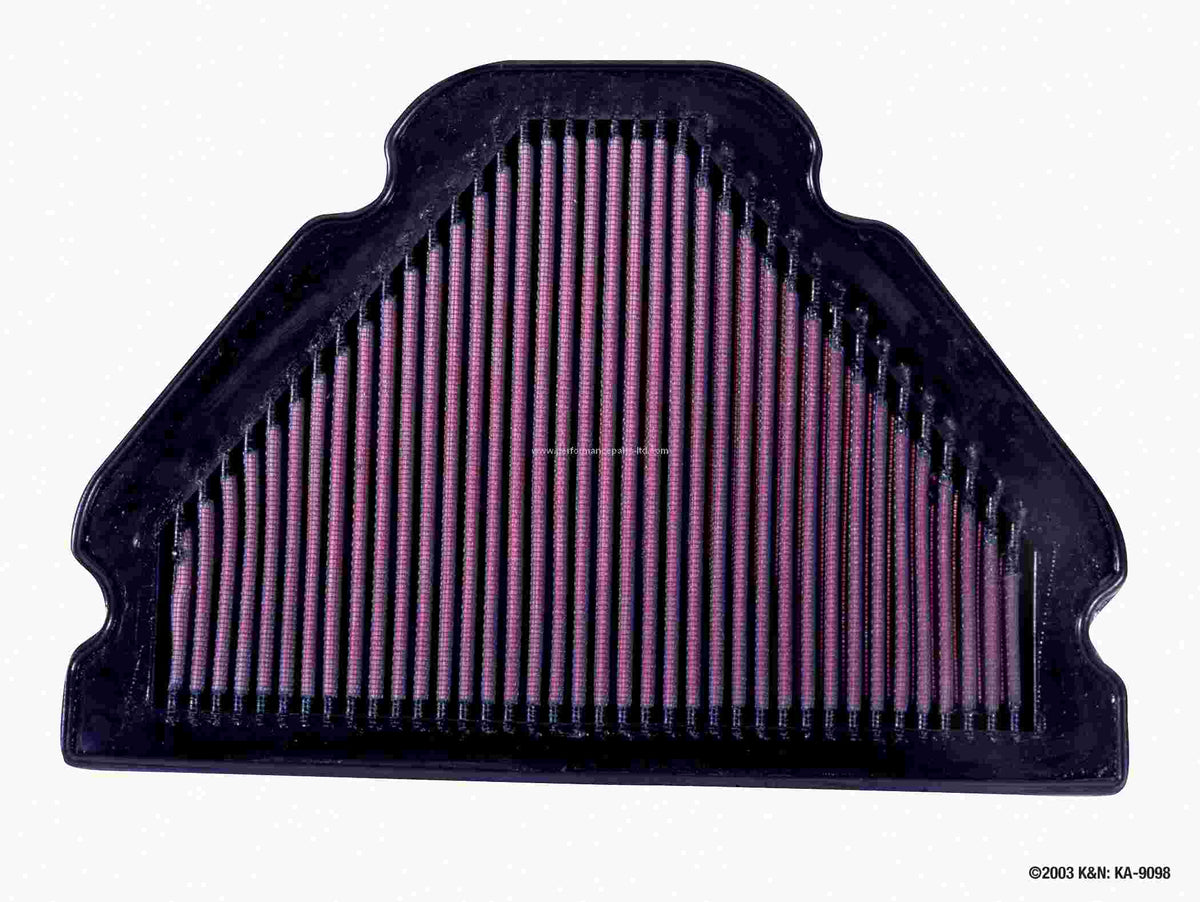 K&N Performance Air Filter – Kawasaki ZX-9R Ninja 1998–1999 / Kawasaki ZX-9R Ninja 2000–2001 / …