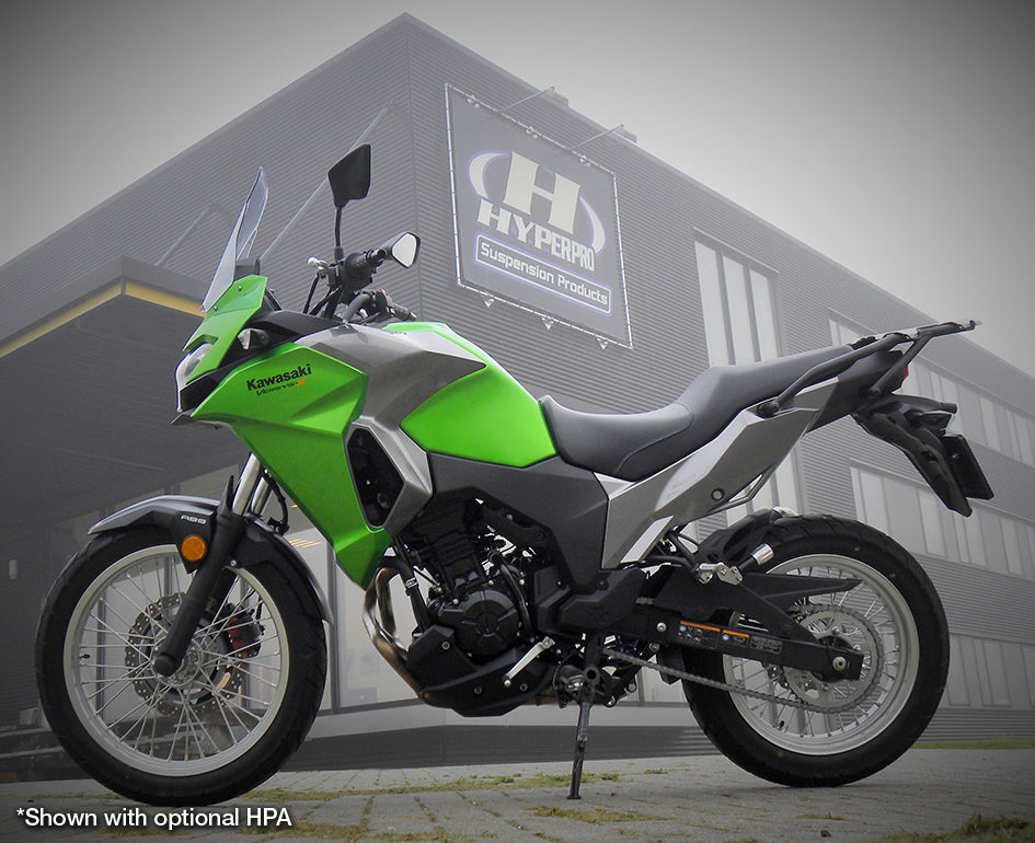 Hyperpro Fully Adjustable Shock (Hose Reservoir) - High & Low Speed Compression - Bespoke Order To Riders Own Specification – Kawasaki Versys-X 300 2017–2022