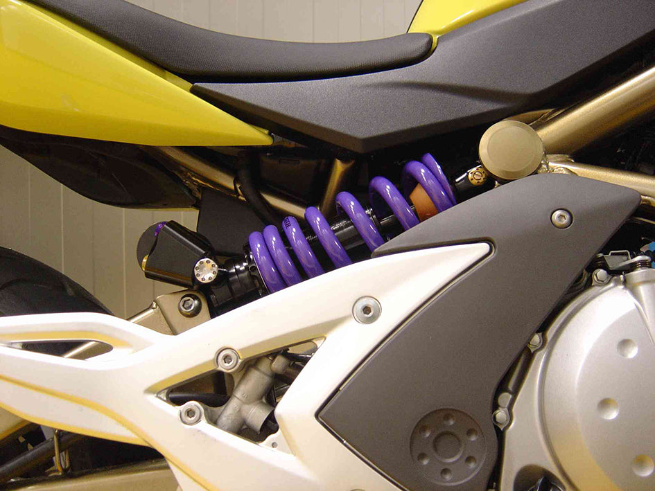 Hyperpro Fully Adjustable Shock (Fixed Reservoir) - High & Low Speed Compression - Bespoke Order To Riders Own Specification – Kawasaki ER-6 F / N (600cc) 2006–2008
