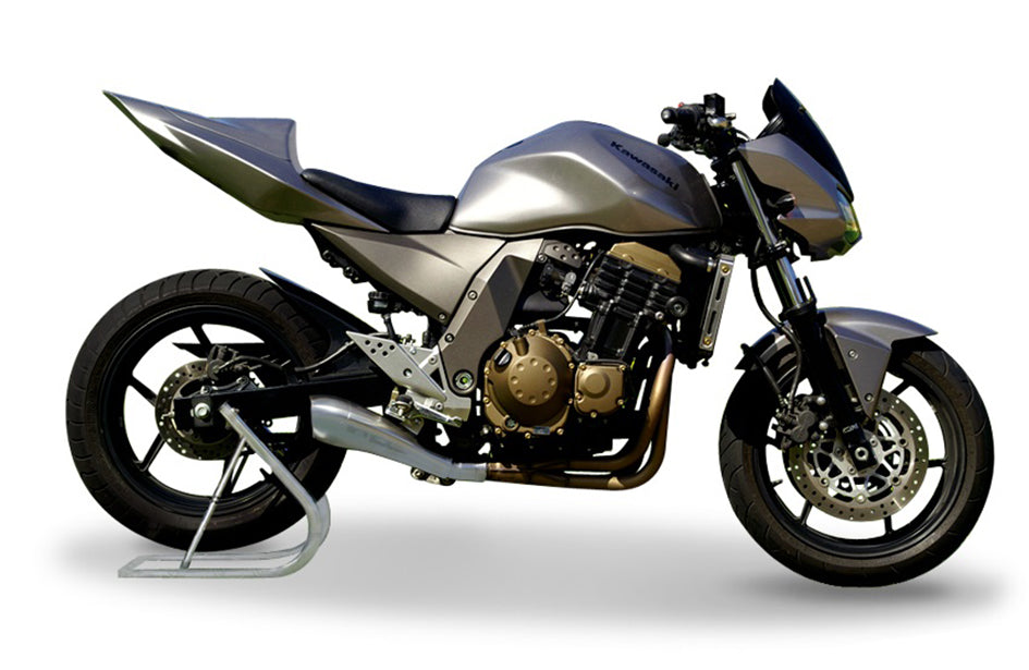 HP Corse Hydroform Satin Stainless Steel Slip-On Kit (Road Legal) – Kawasaki Z750 2004–2006