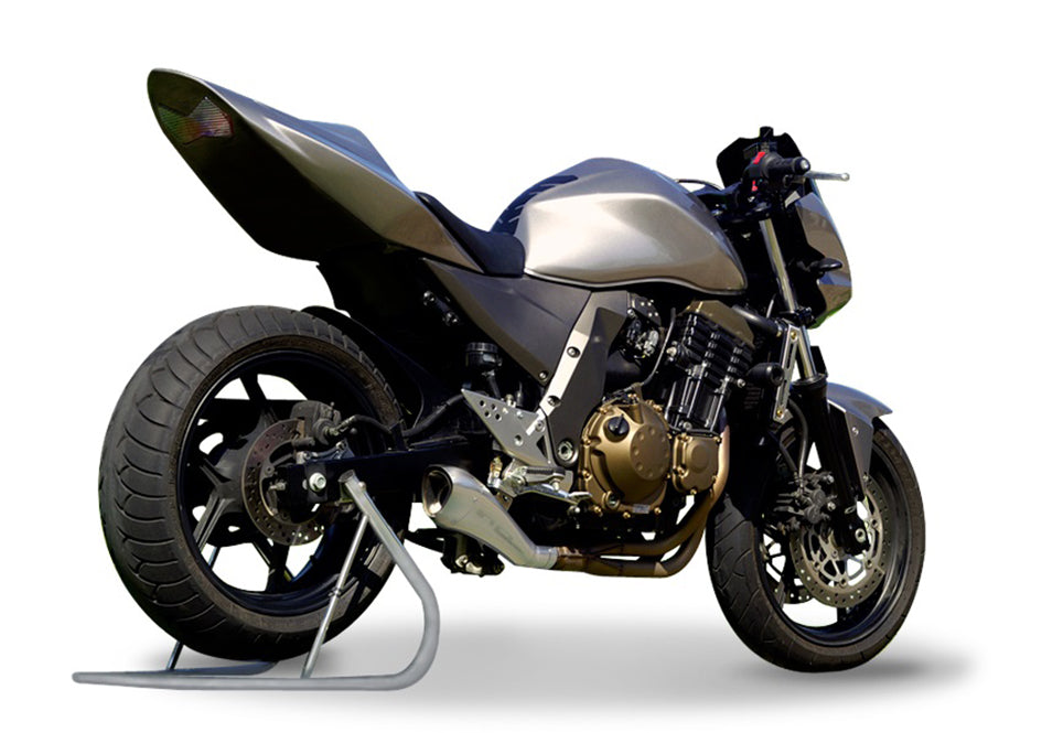 HP Corse Hydroform Satin Stainless Steel Slip-On Kit (Road Legal) – Kawasaki Z750 2004–2006