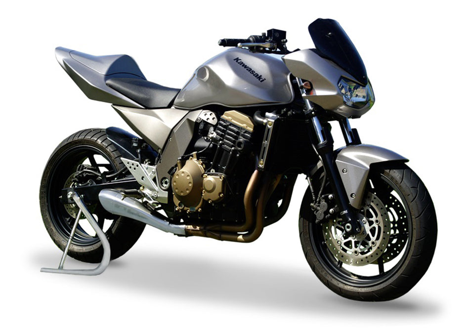 HP Corse Hydroform Satin Stainless Steel Slip-On Kit (Road Legal) – Kawasaki Z750 2004–2006