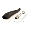 HP Corse Hydroform Black Coated Stainless Steel Slip-On Kit (Road Legal) – Kawasaki Z750 2004–2006