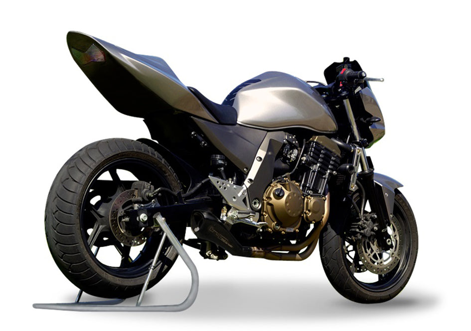 HP Corse Hydroform Black Coated Stainless Steel Slip-On Kit (Road Legal) – Kawasaki Z750 2004–2006