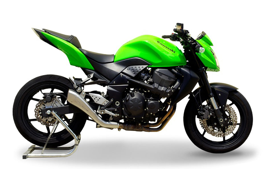 HP Corse Hydroform Satin Stainless Steel Slip-On Kit (Road Legal) – Kawasaki Z750 2007–2012