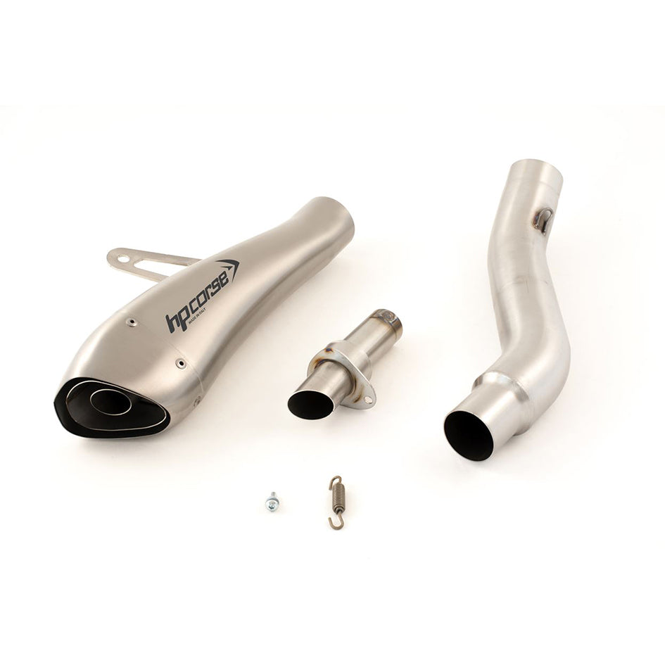 HP Corse Hydroform Satin Stainless Steel Slip-On Kit (Road Legal) – Kawasaki Z800 2013–2016