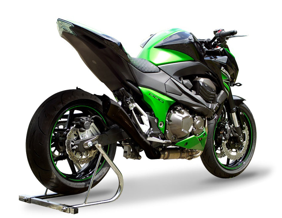 HP Corse Hydroform Black Coated Stainless Steel Slip-On Kit (Road Legal) – Kawasaki Z800 2013–2016