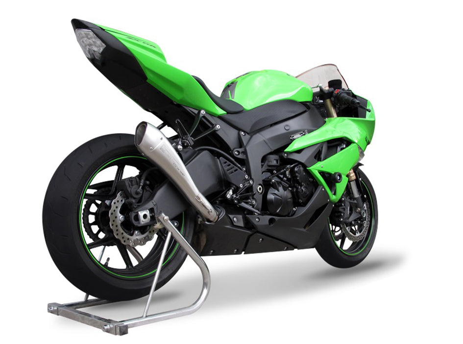 HP Corse Hydroform Satin Stainless Steel Slip-On Kit (Road Legal) – Kawasaki ZX-6R 2009–2012