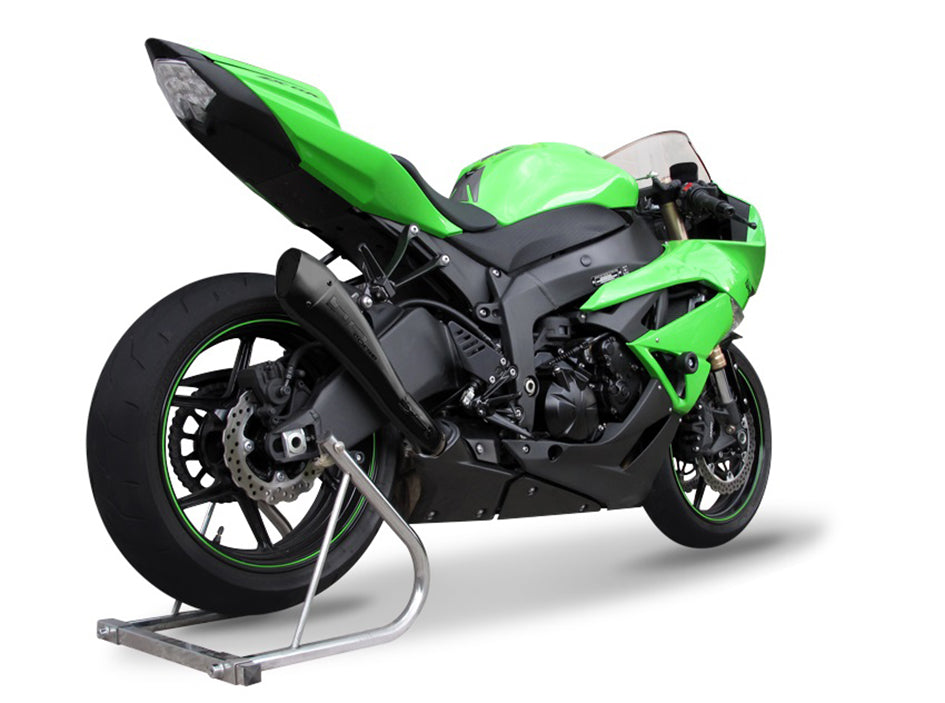 HP Corse Hydroform Black Coated Stainless Steel Slip-On Kit (Road Legal) – Kawasaki ZX-6R 2009–2012