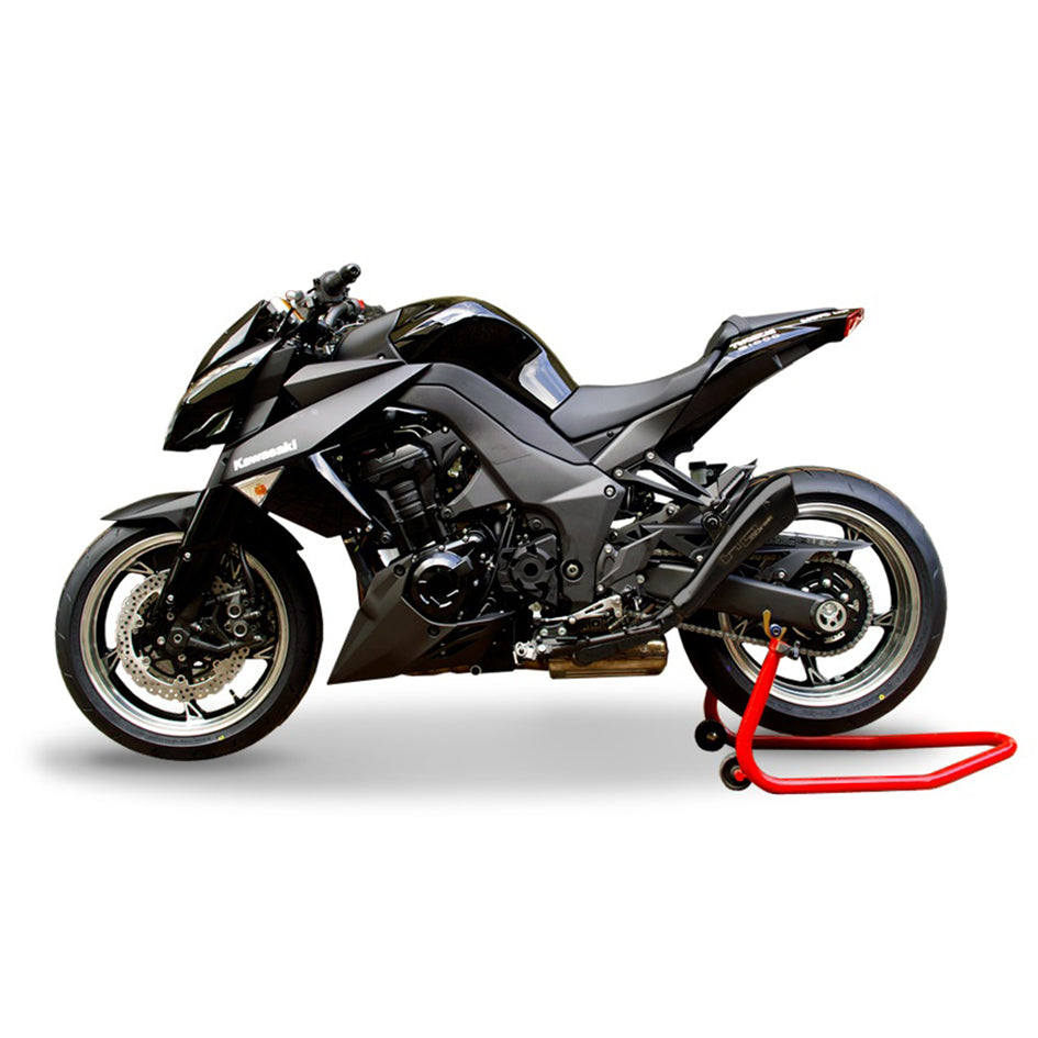 HP Corse Hydroform Black Coated Stainless Steel Slip-On Kit (Road Legal) – Kawasaki Z1000 2010–2017