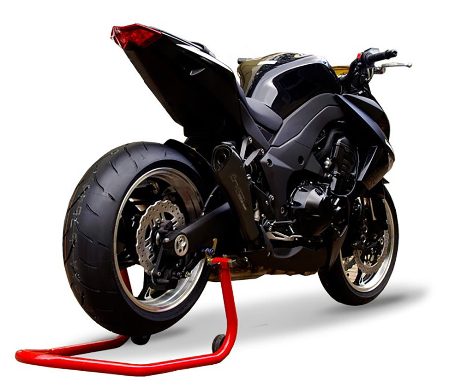 HP Corse Hydroform Black Coated Stainless Steel Slip-On Kit (Road Legal) – Kawasaki Z1000 2010–2017