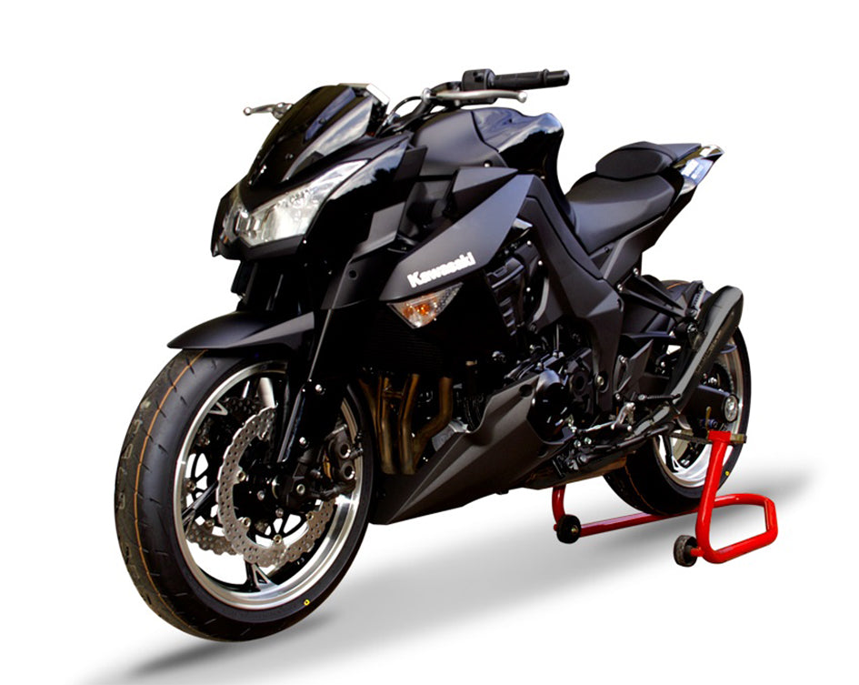 HP Corse Hydroform Black Coated Stainless Steel Slip-On Kit (Road Legal) – Kawasaki Z1000 2010–2017