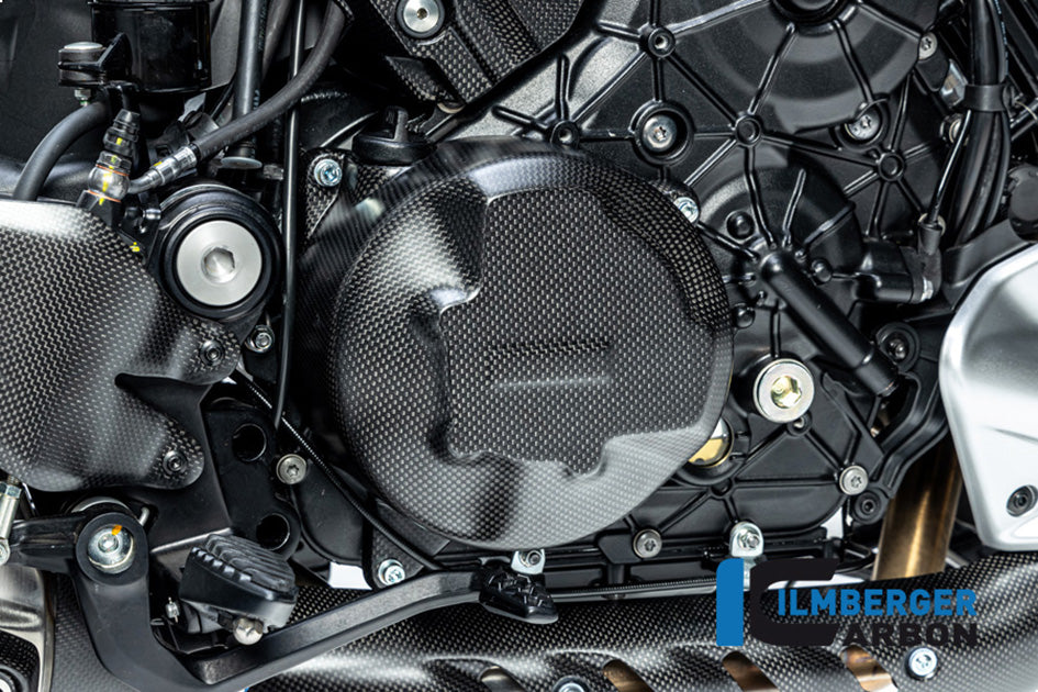 Ilmberger Carbon Clutch Cover (Matt Finish) – Ducati Diavel V4 / RS 2023–2026 / Ducati Multistrada V4 / S / Sport / Pikes Peak / RS 2021–2024