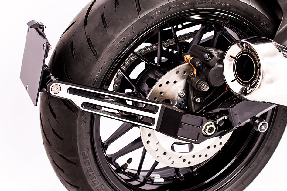Gilles Licence Plate Relocation Kit - Side Arm Style