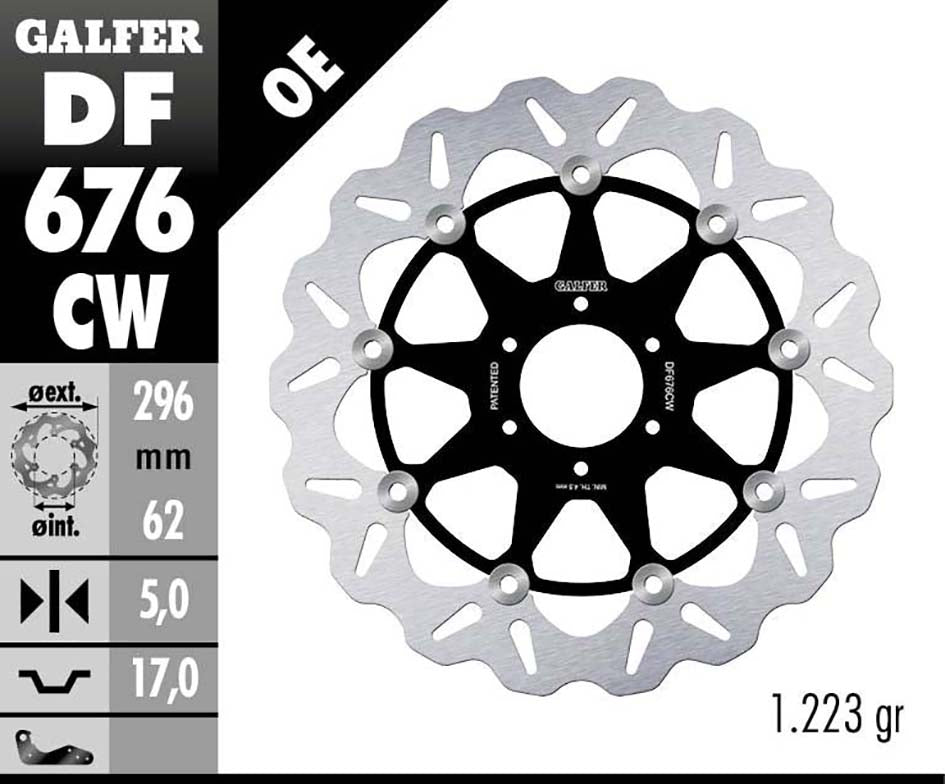 Galfer Front Speed Kit (pads & discs) – Honda CBR900RR Fireblade 1992