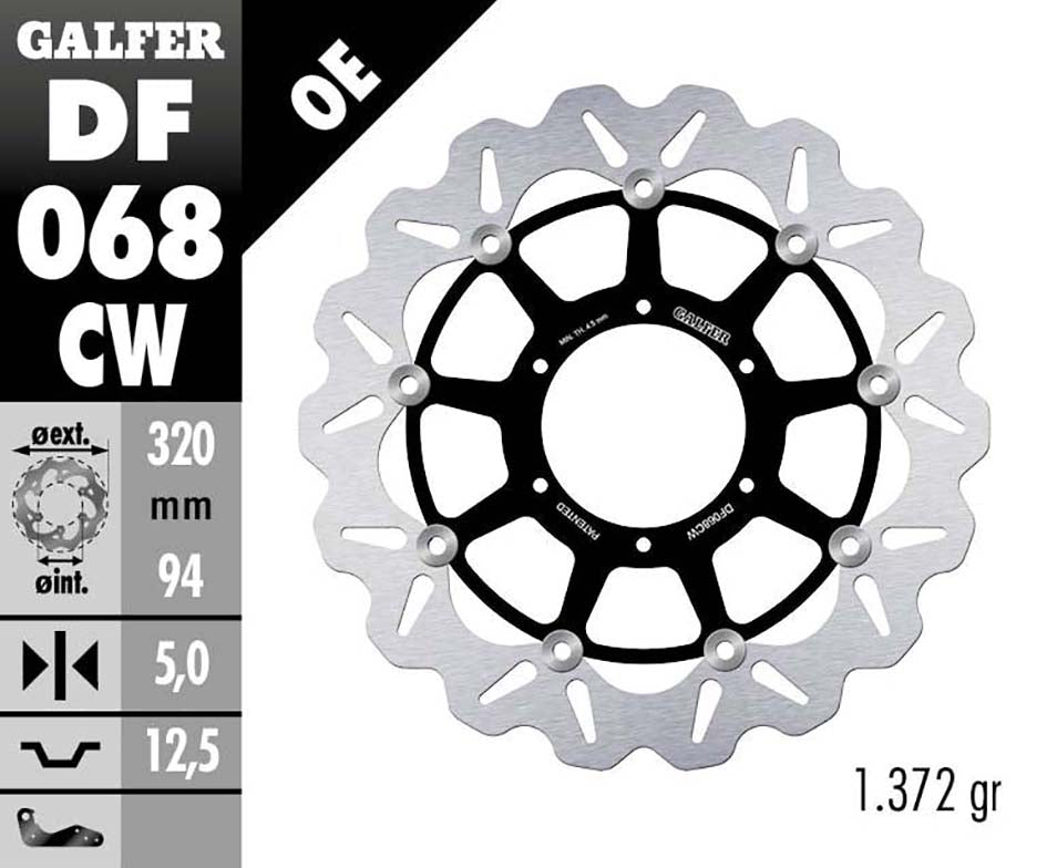 Galfer Front Speed Kit (pads & discs) – Honda CBR1000RR Fireblade 2006–2007