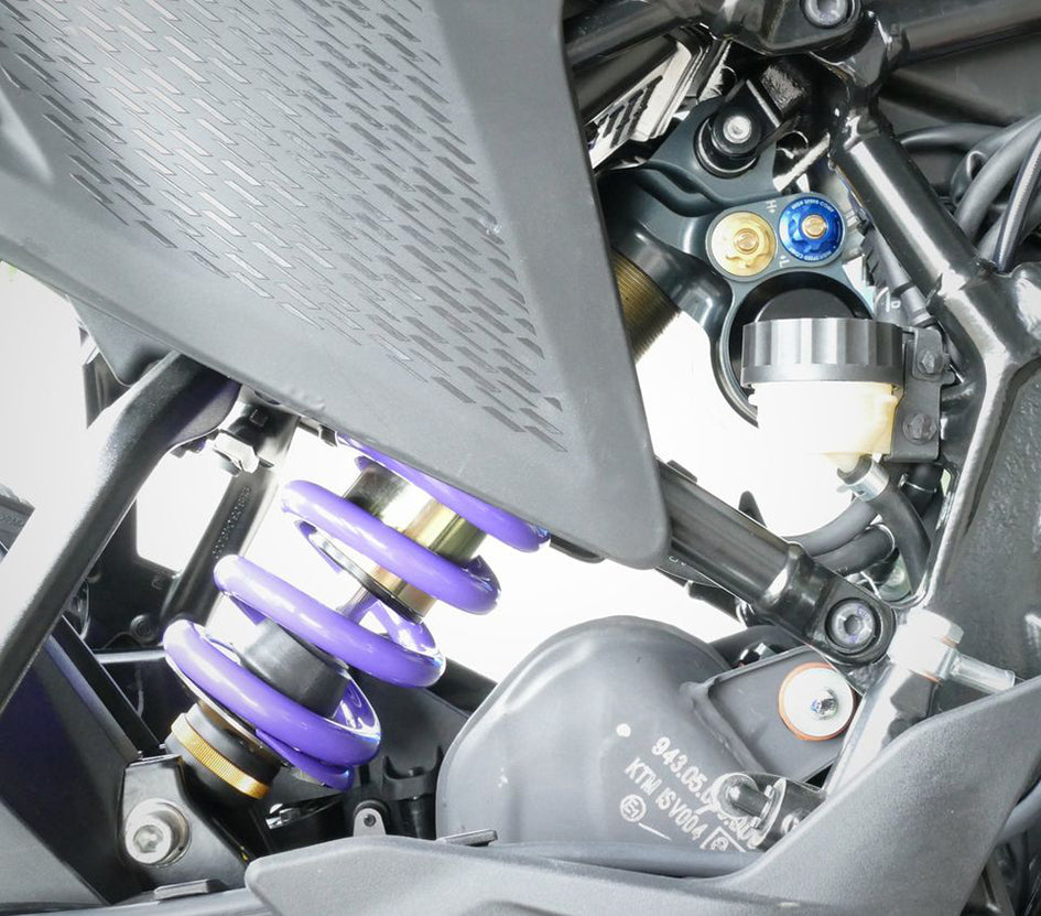 Hyperpro Fully Adjustable Shock (Fixed Reservoir) - High & Low Speed Compression - Bespoke Order To Riders Own Specification – KTM 390 Adventure 2020–2024