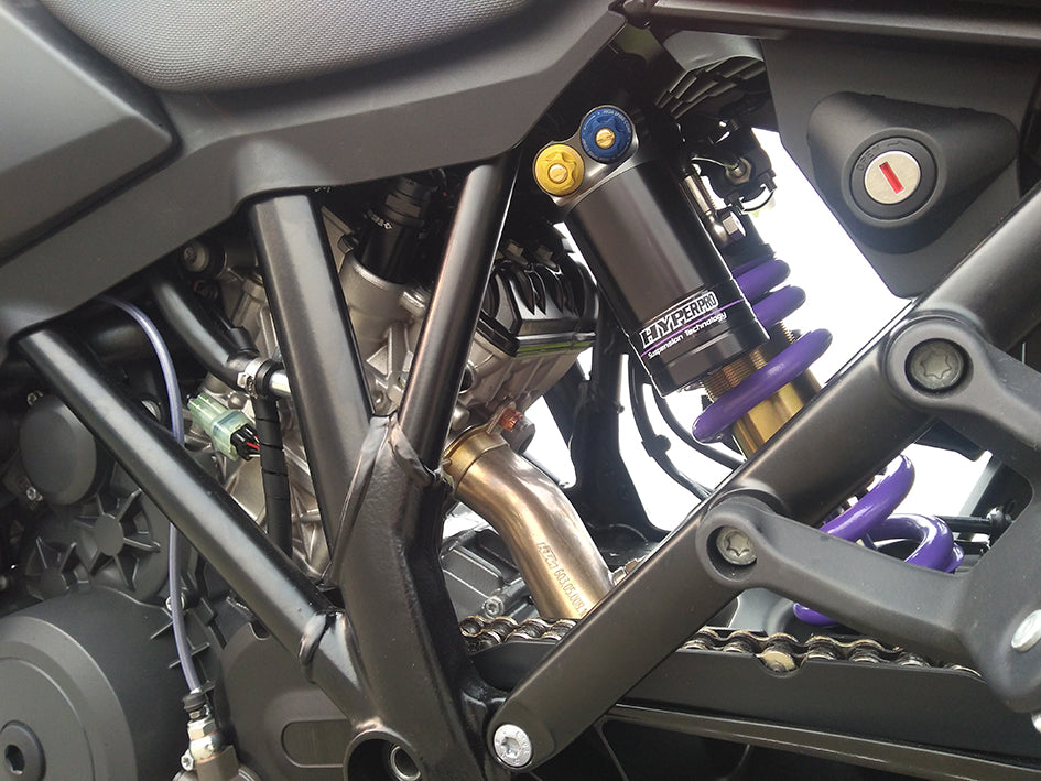 Hyperpro Fully Adjustable Shock (Fixed Reservoir) - High & Low Speed Compression - Bespoke Order To Riders Own Specification - (NON R Models