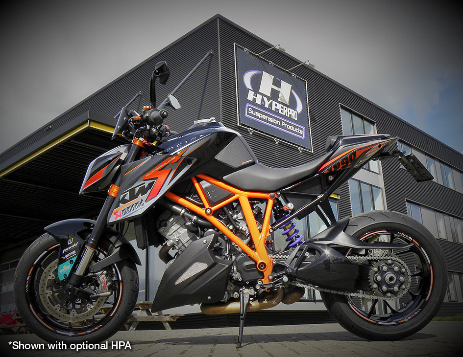 Hyperpro Fully Adjustable Shock (Fixed Reservoir) - High & Low Speed Compression - Bespoke Order To Riders Own Specification – KTM 1290 Super Duke / R 2014–2019