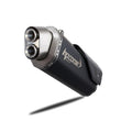 HP Corse 4-Track R Black Coated Stainless Steel Slip-On Kit (Road Legal) (KT4TR1022C-AB)
