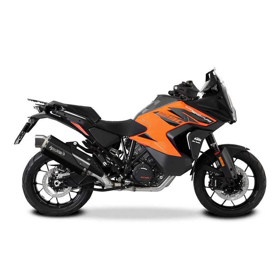 HP Corse 4-Track RR Black Coated Titanium Slip-On Kit (Road Legal) – KTM 1290 Super Adventure 2021–2024