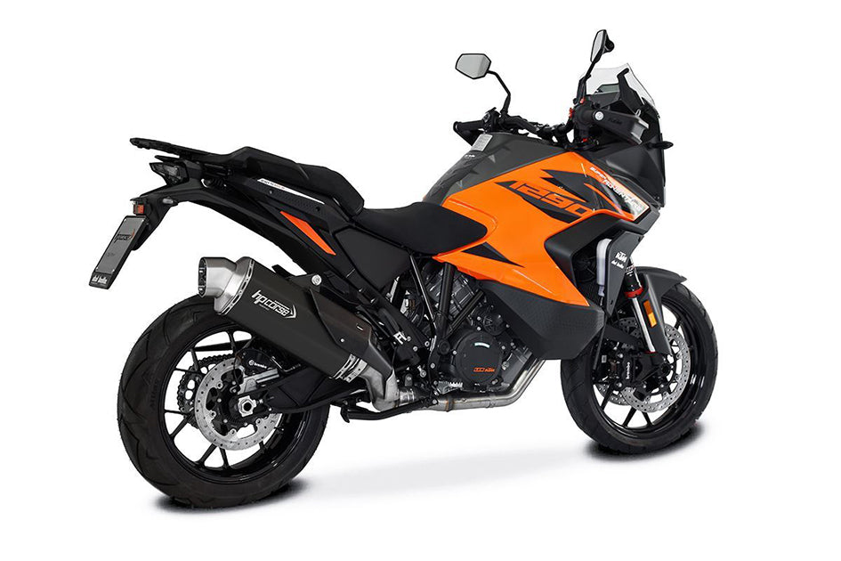 HP Corse 4-Track RR Black Coated Titanium Slip-On Kit (Road Legal) – KTM 1290 Super Adventure 2021–2024