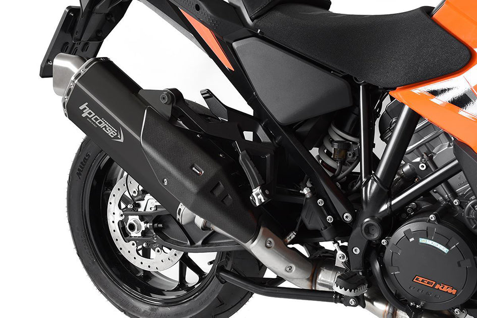 HP Corse 4-Track RR Black Coated Titanium Slip-On Kit (Road Legal) – KTM 1290 Super Adventure 2021–2024