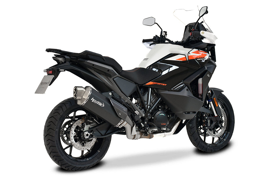 HP Corse 4-Track RR Black Coated Titanium Slip-On Kit (Road Legal) – KTM 1390 Super Adventure R / S / Evo 2025–2026