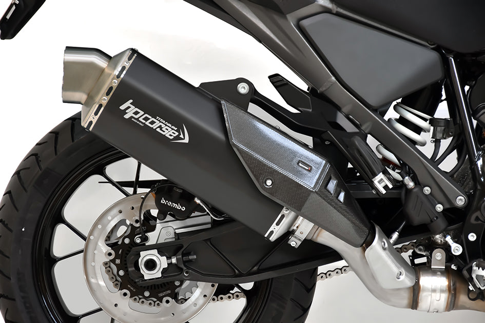 HP Corse 4-Track RR Black Coated Titanium Slip-On Kit (Road Legal) – KTM 1390 Super Adventure R / S / Evo 2025–2026