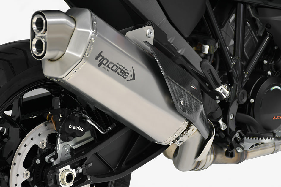 HP Corse 4-Track RR Titanium Slip-On Kit (Road Legal) – KTM 1390 Super Adventure R / S / Evo 2025–2026