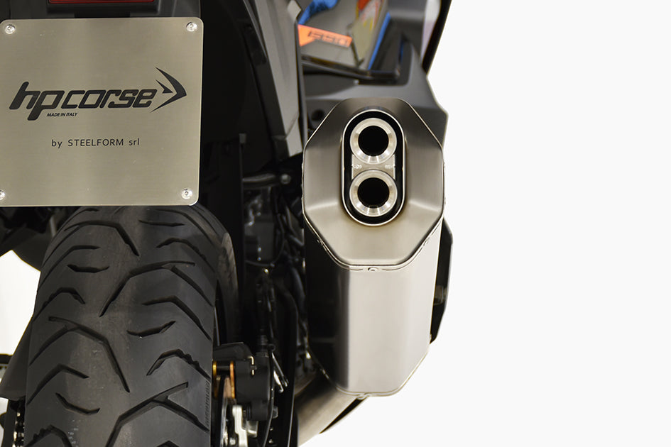 HP Corse 4-Track RR Titanium Slip-On Kit (Road Legal) – KTM 1390 Super Adventure R / S / Evo 2025–2026